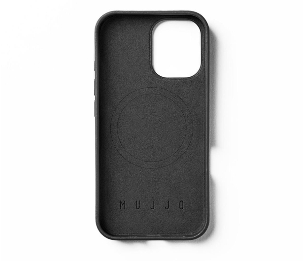 Mujjo Leather Case iPhone 16 Pro MagSafe black - 1296447 - zdjęcie 2
